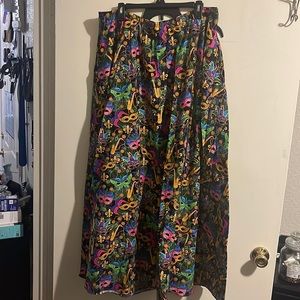 Mardi Gras print Skirt